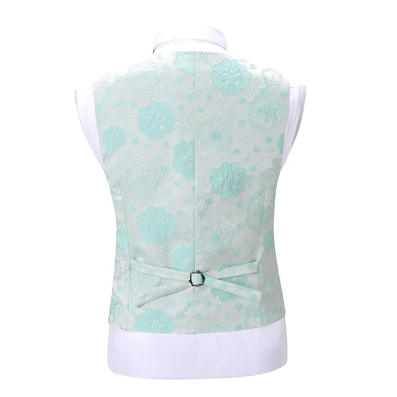 3 Pieces Patterned Shawl Lapel Mens Suit (Blazer vest Pants)