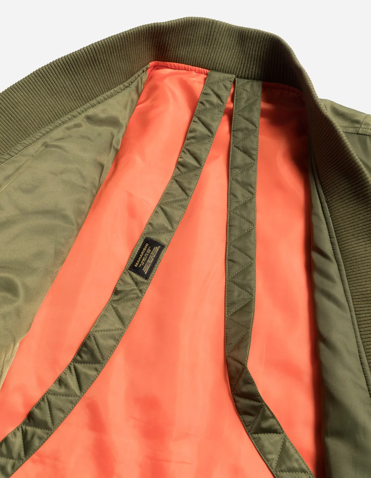 5257 Fleece CWU Flight Kimono Olive/Ecru