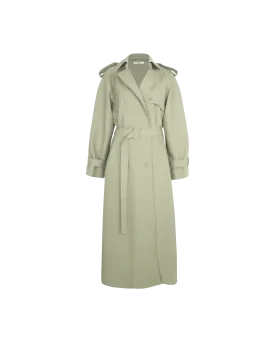 ANNIE TRENCH COAT SAGE