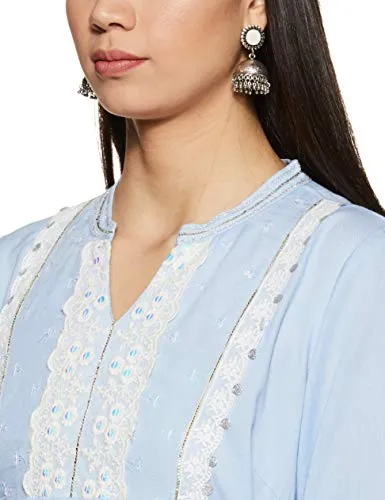 Aurelia Women's Rayon straight Salwar Suit Set (19FED10121-600631_ T-Purple_ Small)