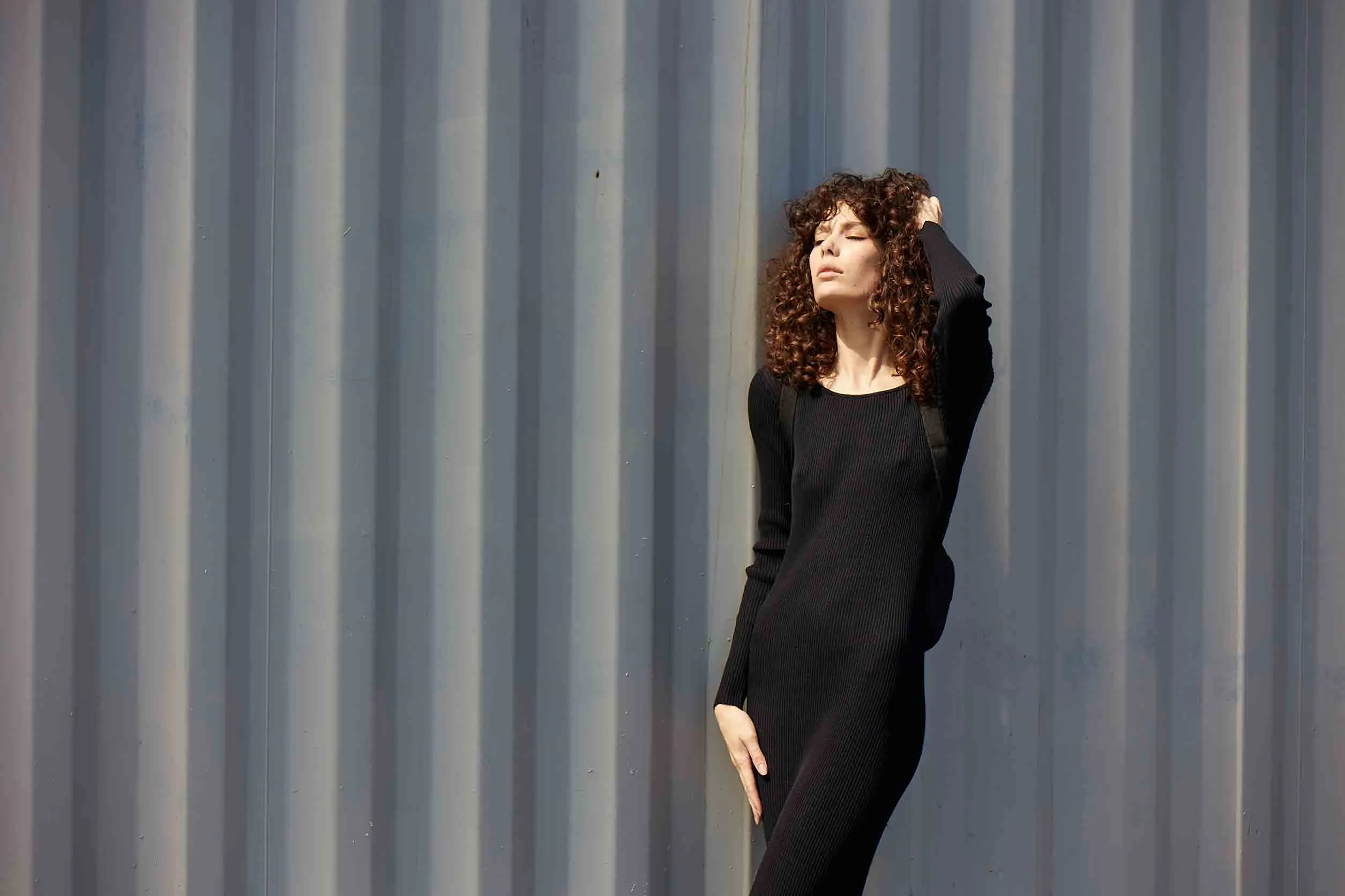 BALLERINA DRESS DOUBLE KNIT - BLACK