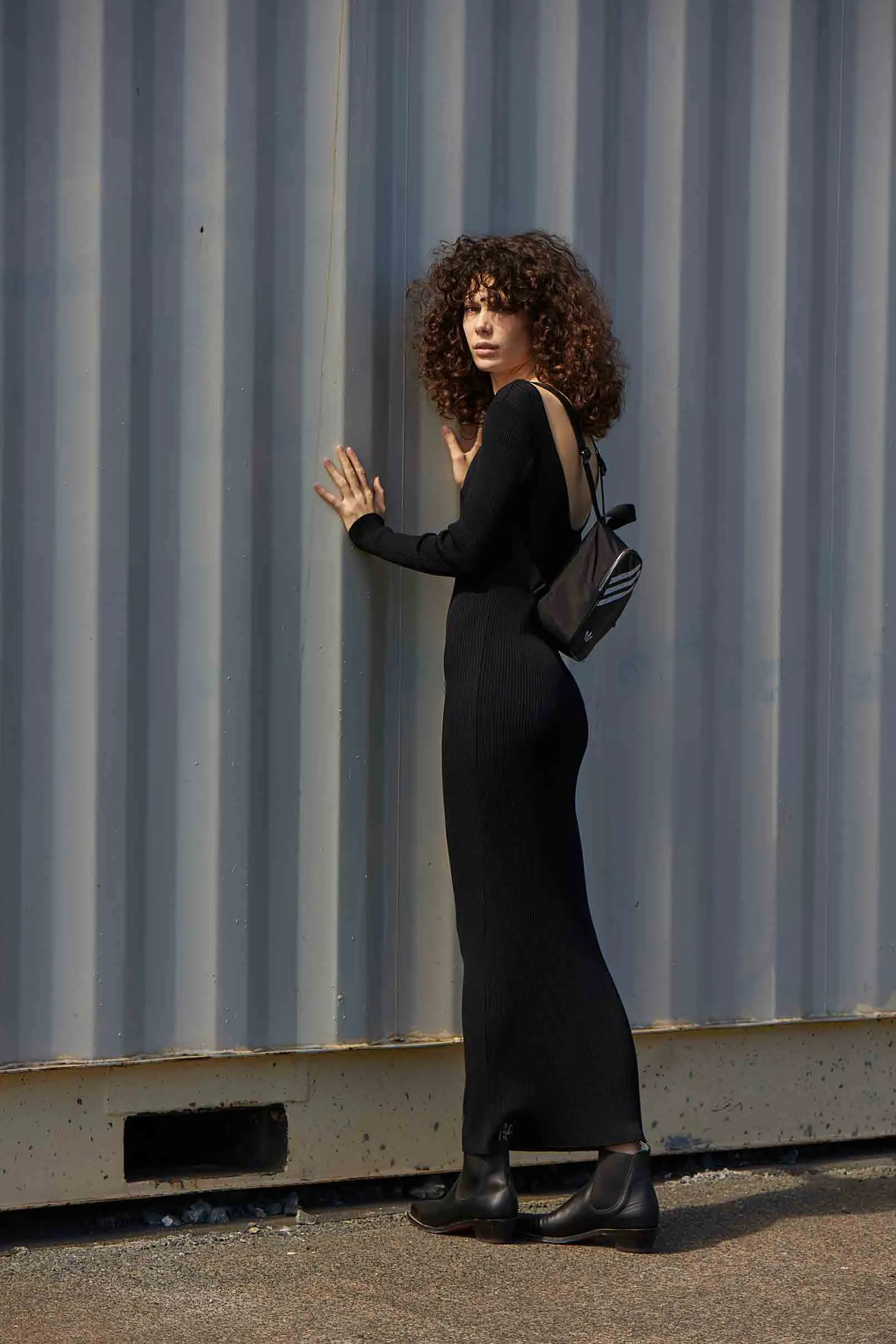 BALLERINA DRESS DOUBLE KNIT - BLACK