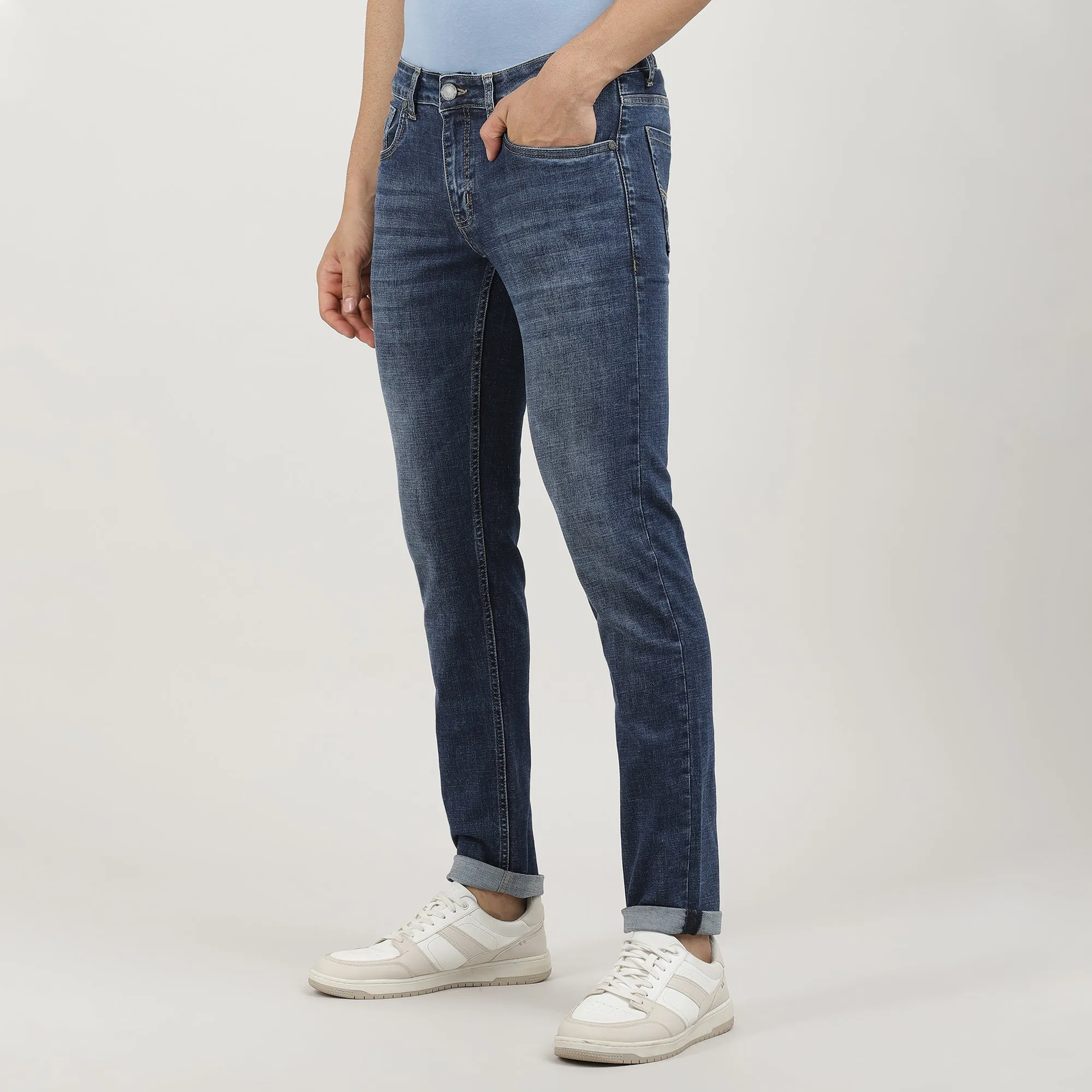 Bleed Blue Slim Tapered Jeans