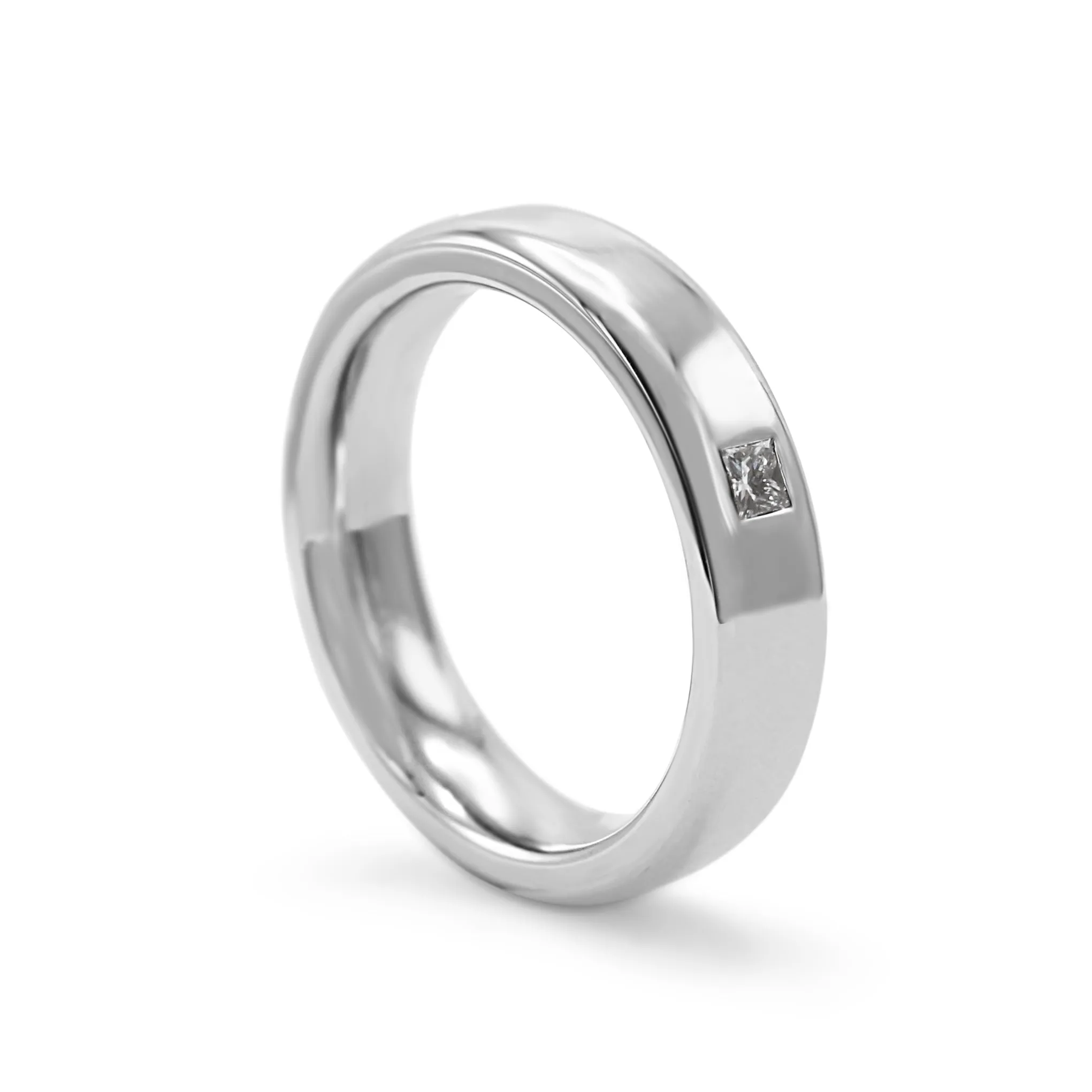 Boodles 18ct White Gold Diamond Set Band Ring