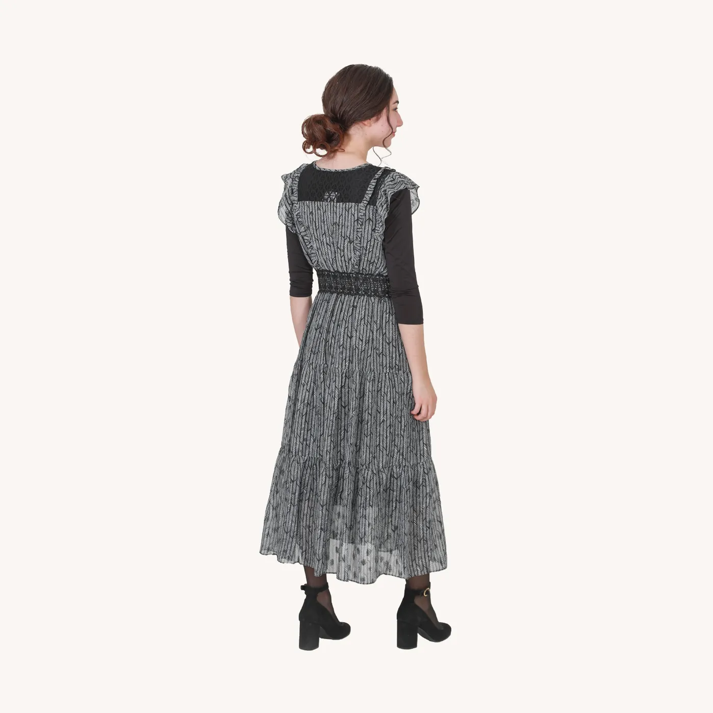 Chevron Midi Dress