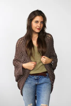 Crochet Kit - Movie Night Cocoon Cardigan