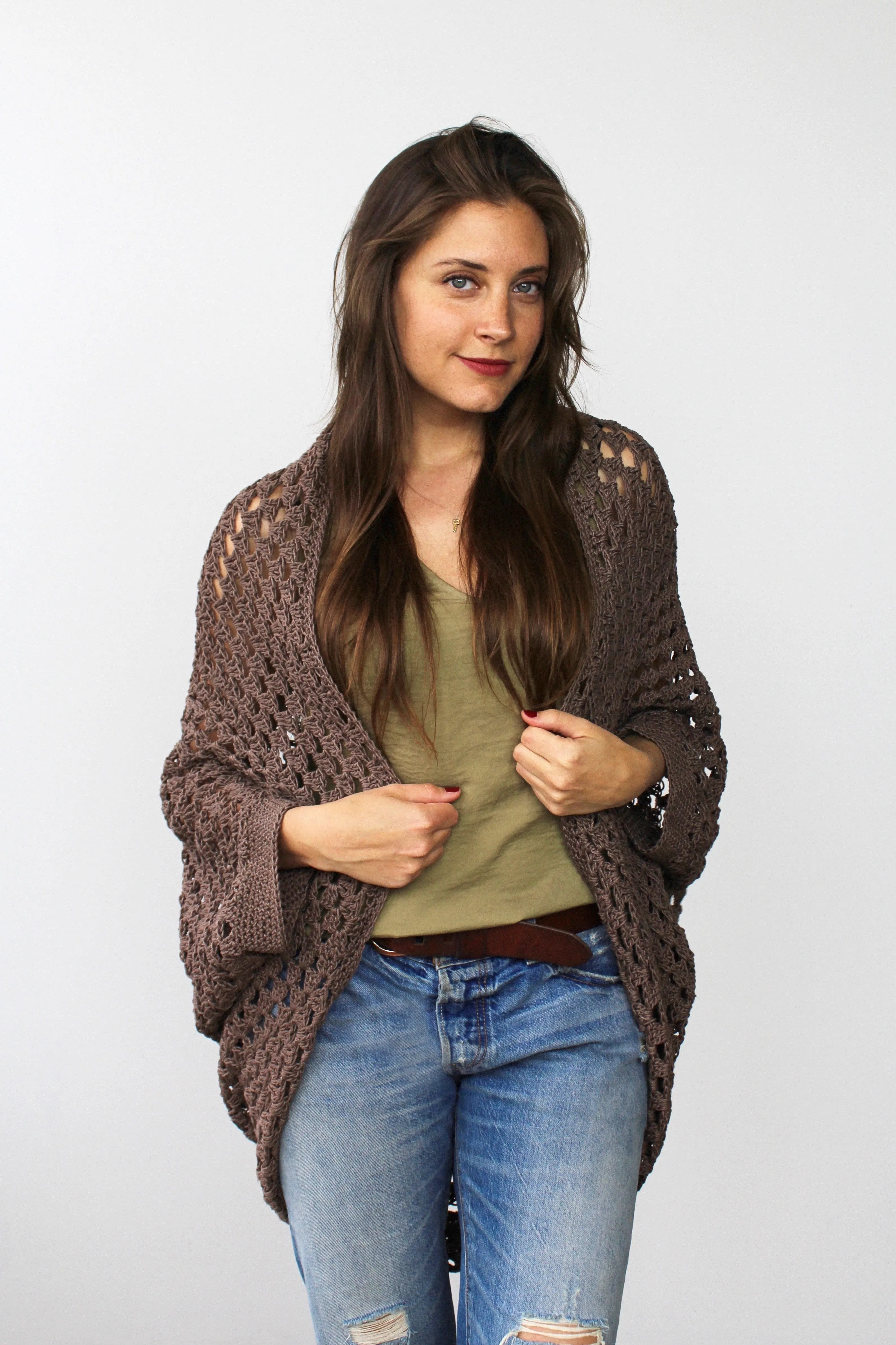 Crochet Kit - Movie Night Cocoon Cardigan