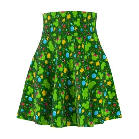 Flower And Garden Women's Skater Skirt