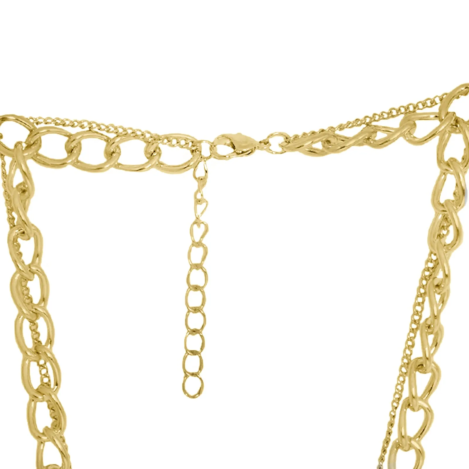 Joker & Witch Nodo Chain Link Gold Layered Necklace