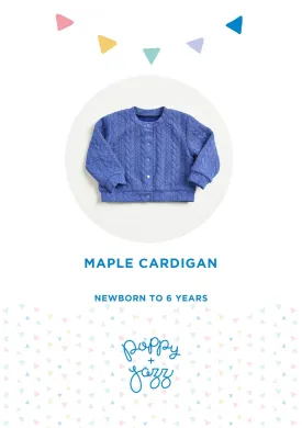 Poppy & Jazz - Maple Cardigan (Age 0 - 6)