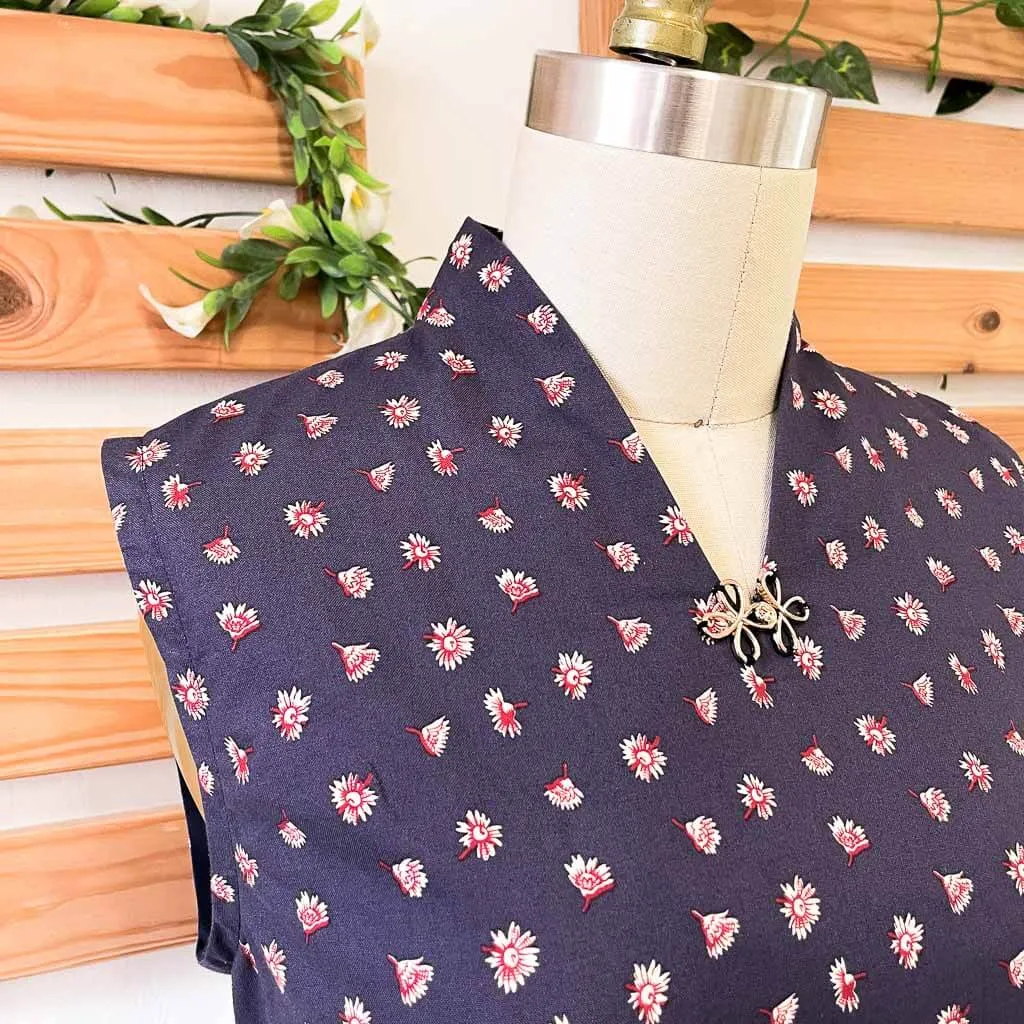 Shang-High Collar Dress