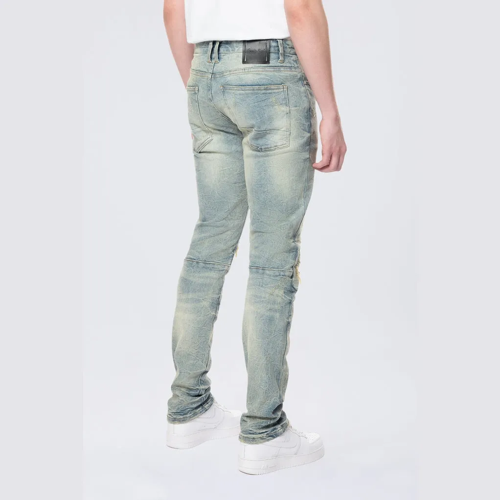 Slim Wave Effect Jeans