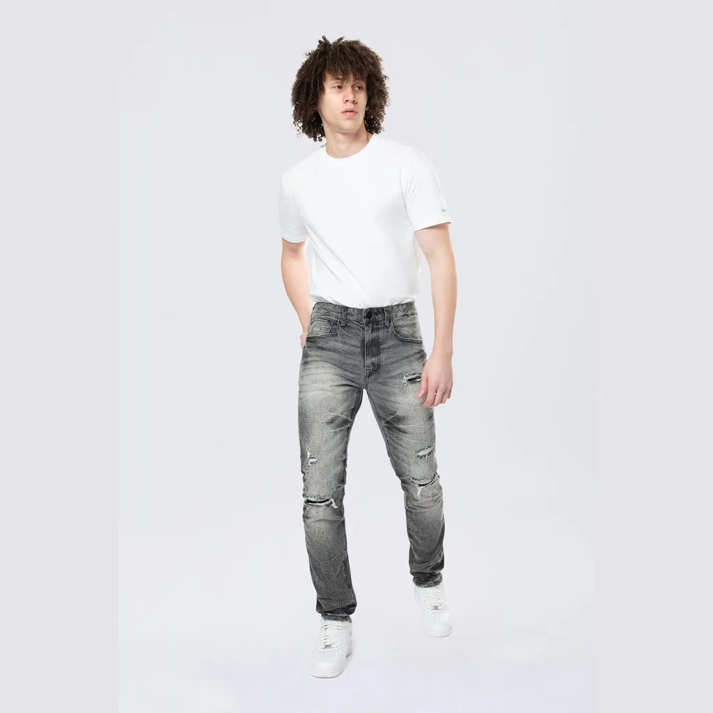 Slim Wave Effect Jeans