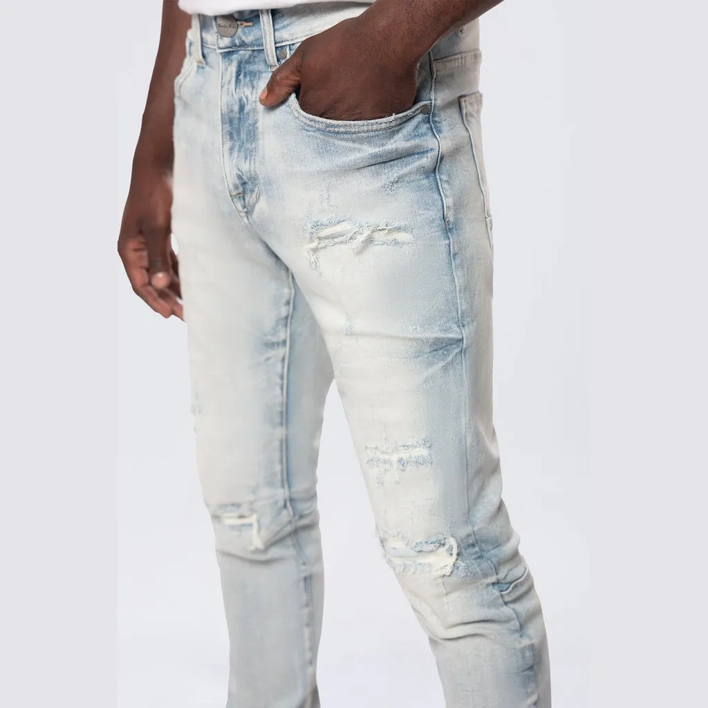 Slim Wave Effect Jeans