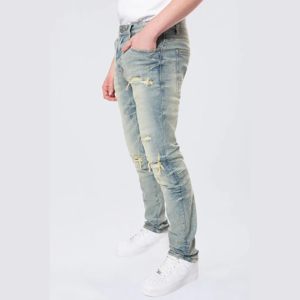 Slim Wave Effect Jeans