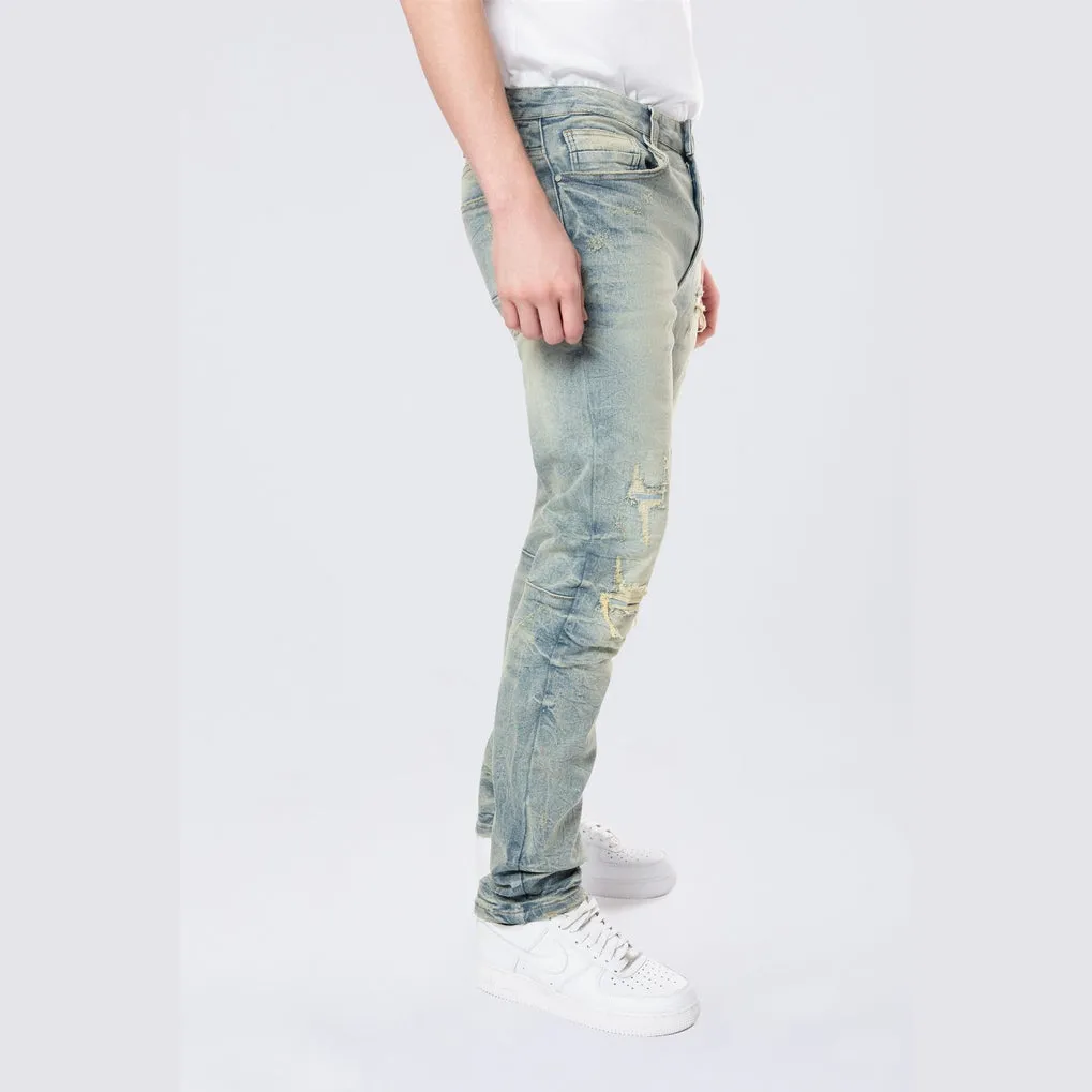 Slim Wave Effect Jeans