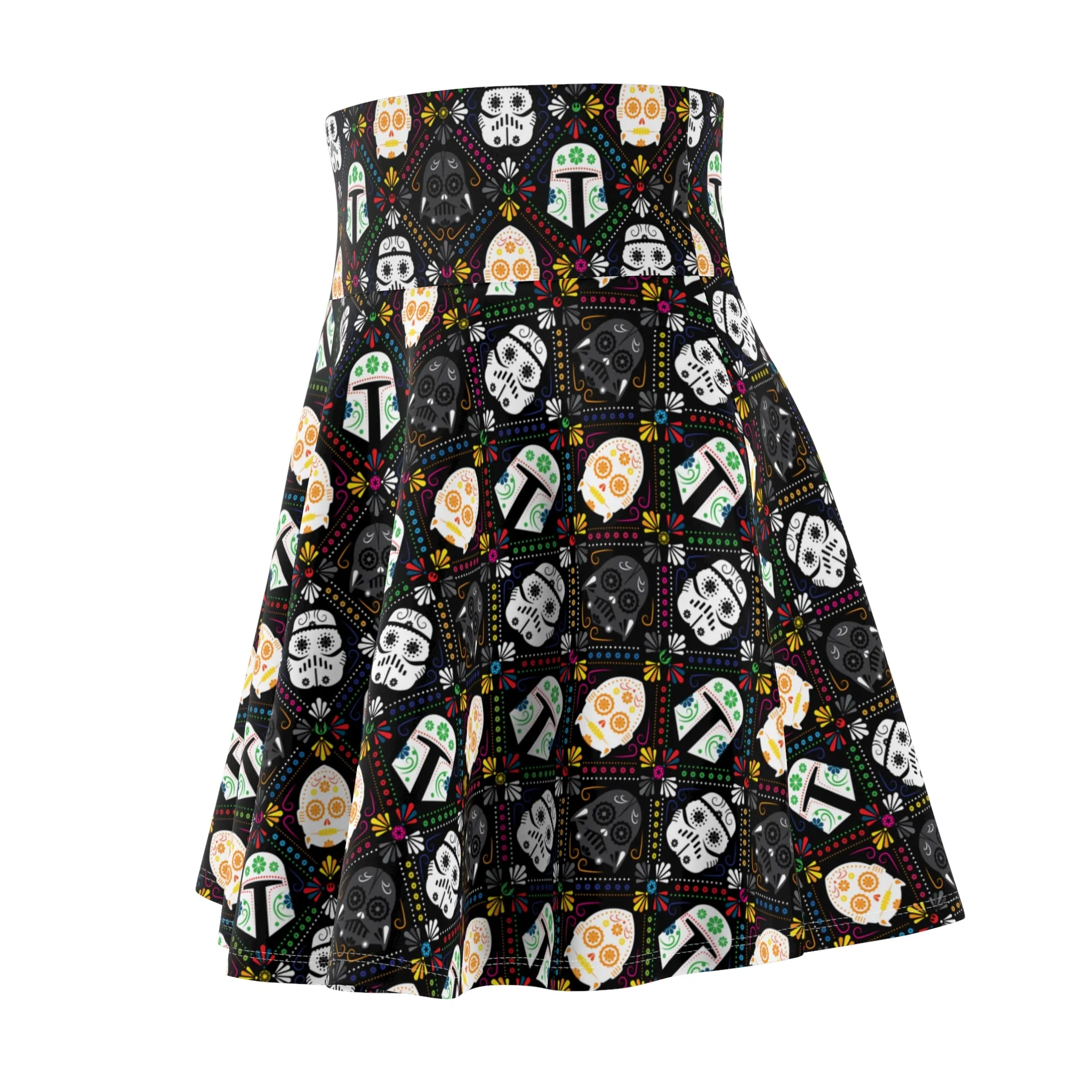 Star Wars Colorful Galactic Women's Skater Skirt