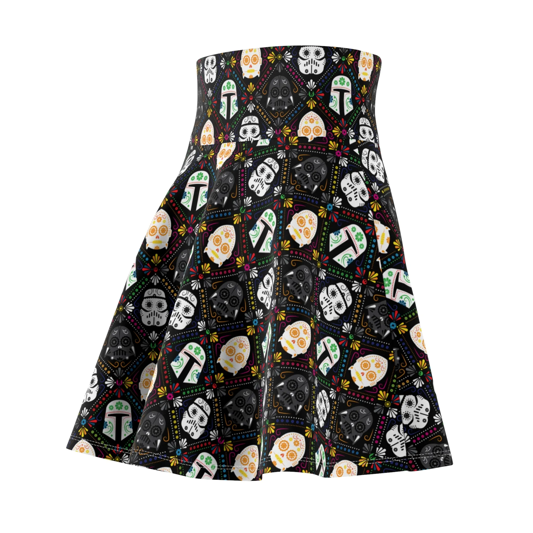 Star Wars Colorful Galactic Women's Skater Skirt