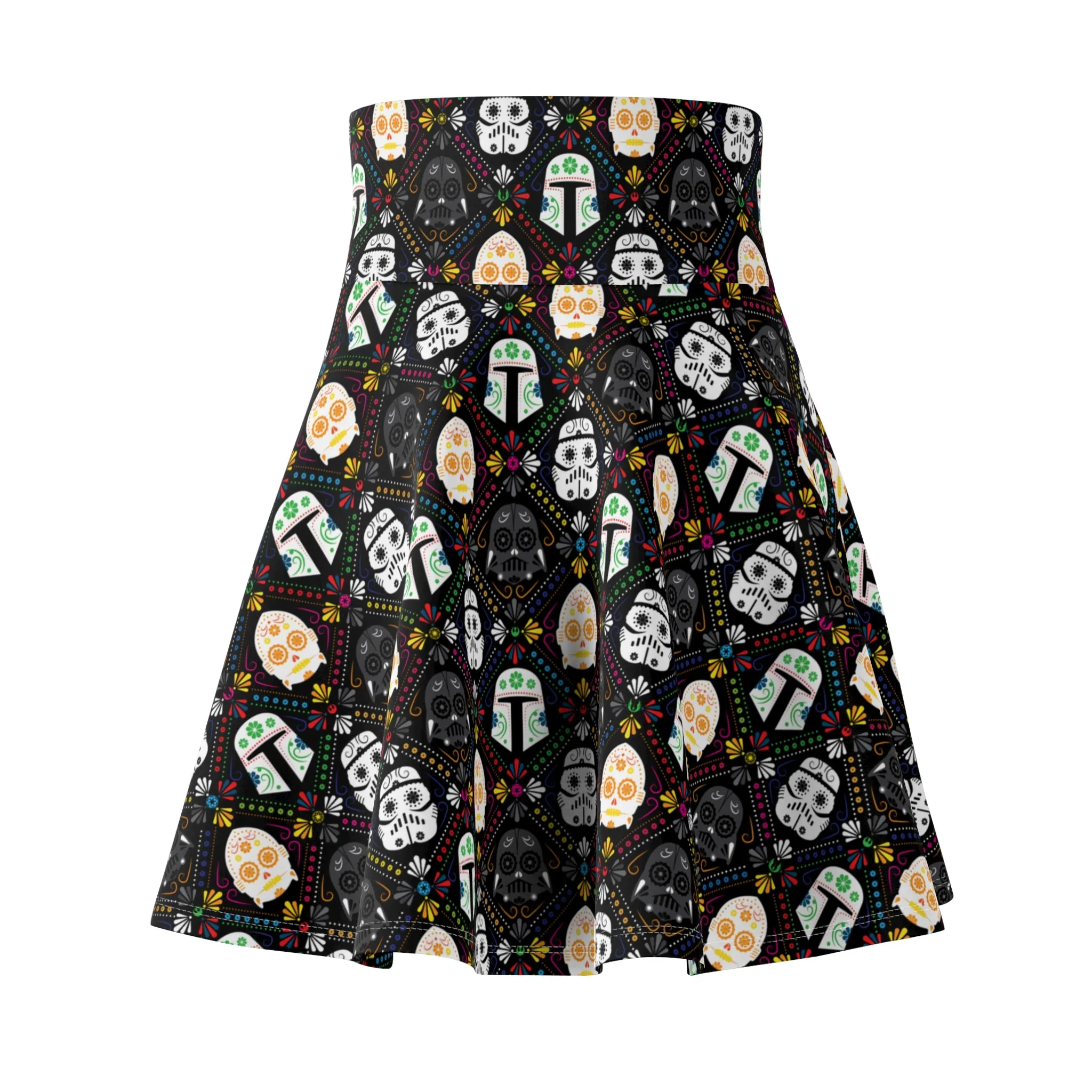 Star Wars Colorful Galactic Women's Skater Skirt