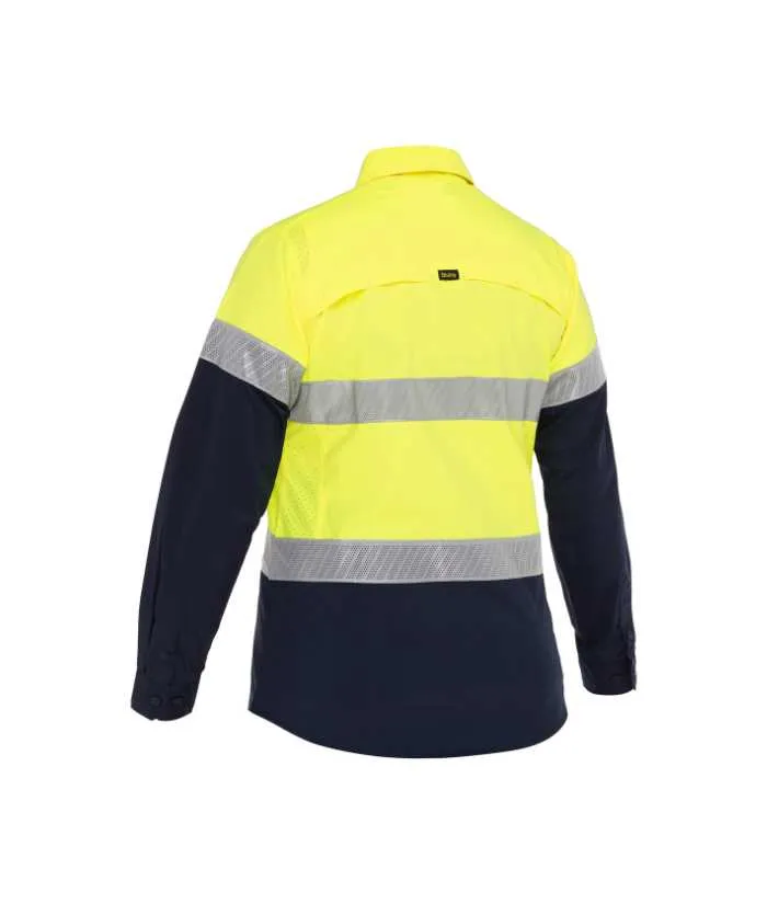 Womens X Airflow Hi Vis Taped, Stretch Ripstop Shirt