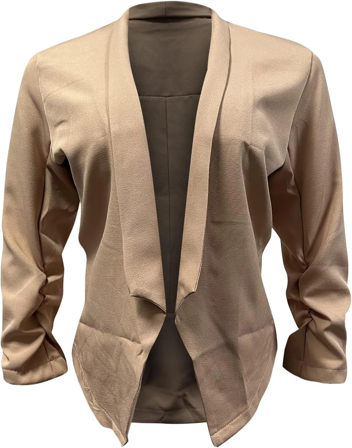 ZEFOTIM Blazers for Women Winter Fashion Plus Size Striped/Plain Coat Lightweight Trendy Casual Blazer
