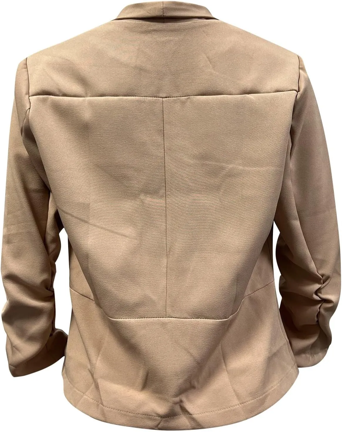 ZEFOTIM Blazers for Women Winter Fashion Plus Size Striped/Plain Coat Lightweight Trendy Casual Blazer